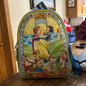 Loungefly Snow White stained glass brand new never used with tags.